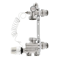 Смесительный узел KR-1022/1”/для коллектора с нижним подкл./без насоса (KR2841)